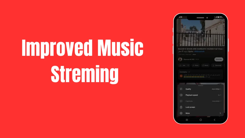 Features: Improved Music streaming