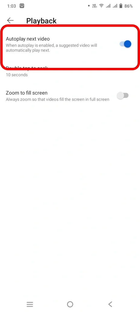 Feature : play background