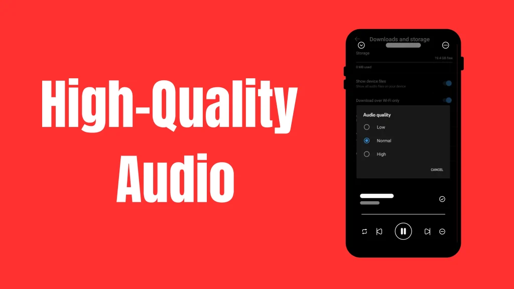 Features: High Qiuality Audio